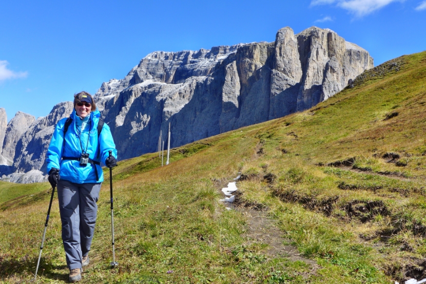 Mit der Sella im Rücken
