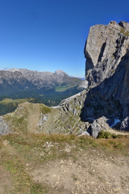 Blick durch die Panascharte nach Norden